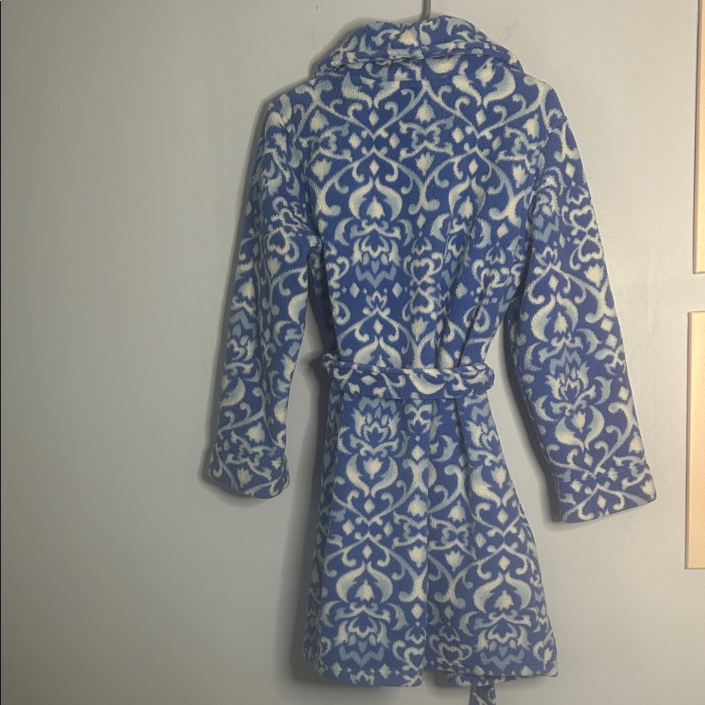 PINK Victoria's Secret Blue Patterned Robe - Picture 5 of 5